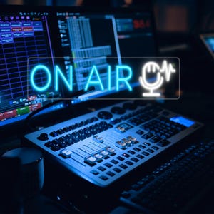 On Air Neon Sign, Custom LED Light for Studio, Streaming, Podcast Recording, Gamer Room, Bedroom Wall Decor, Live On Air Sign Gift Idea
