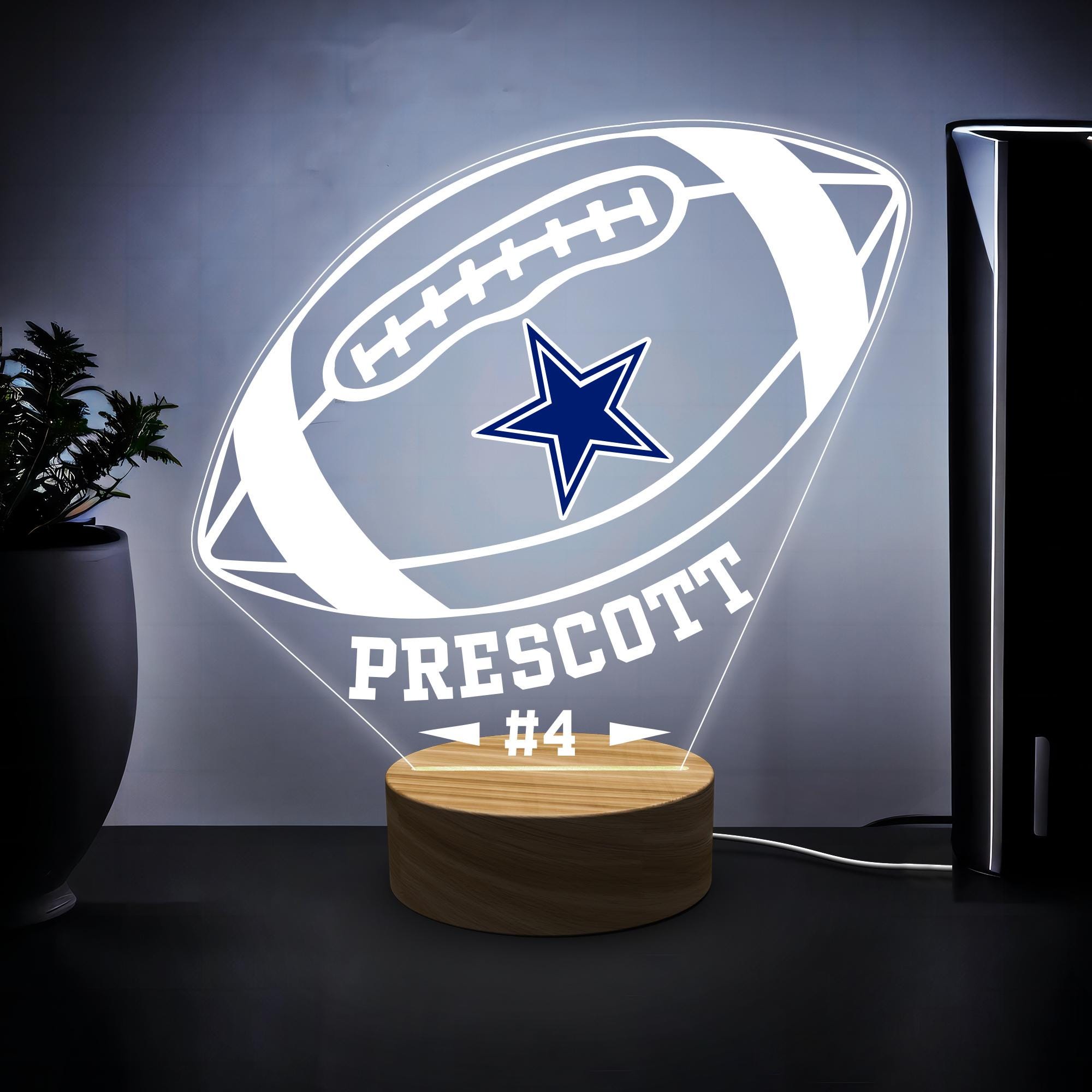 Hobbies \u0026 Interests Smallduuck Personalized Football Gifts For Boys Led  Personalized Football Player Name Night Light, image size:2000x2000