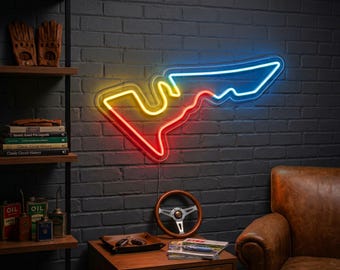 Placa de néon "Wrench Sleep Repeat" (Chave Inglesa, Sono, Repetição), decoração para quarto de adolescente, luminária para quarto de amante de carros, placa de LED para dormitório gamer, arte de parede divertida com tema automotivo, presente para adolescente.