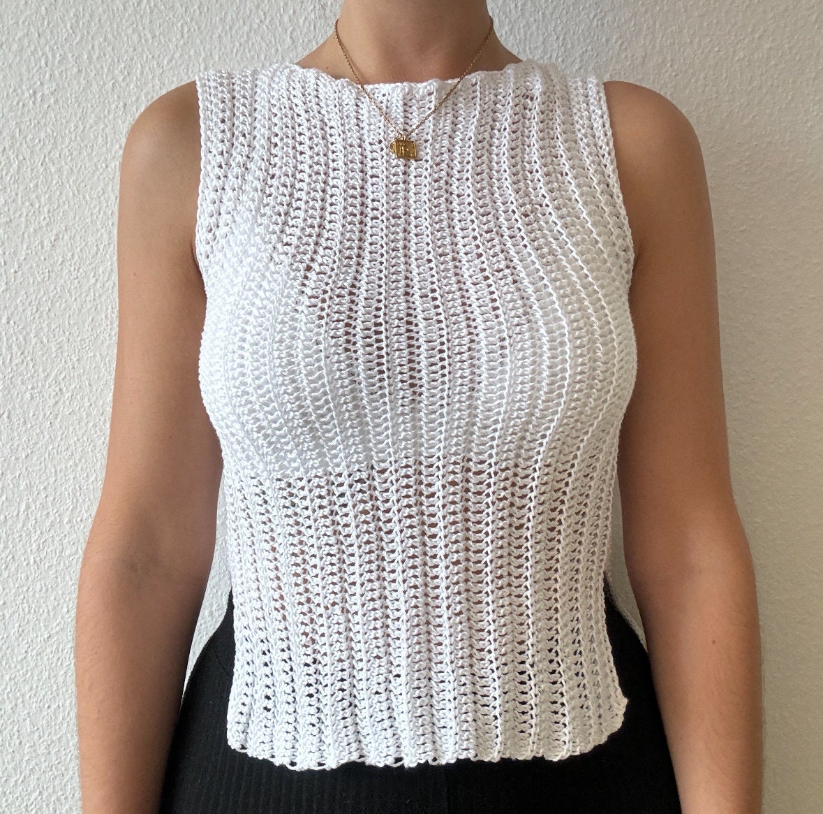 Crochet Boatneck Top - Etsy