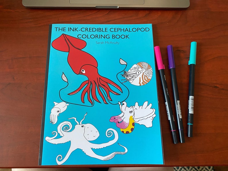 The INK-credible Cephalopod Coloring Book image 1