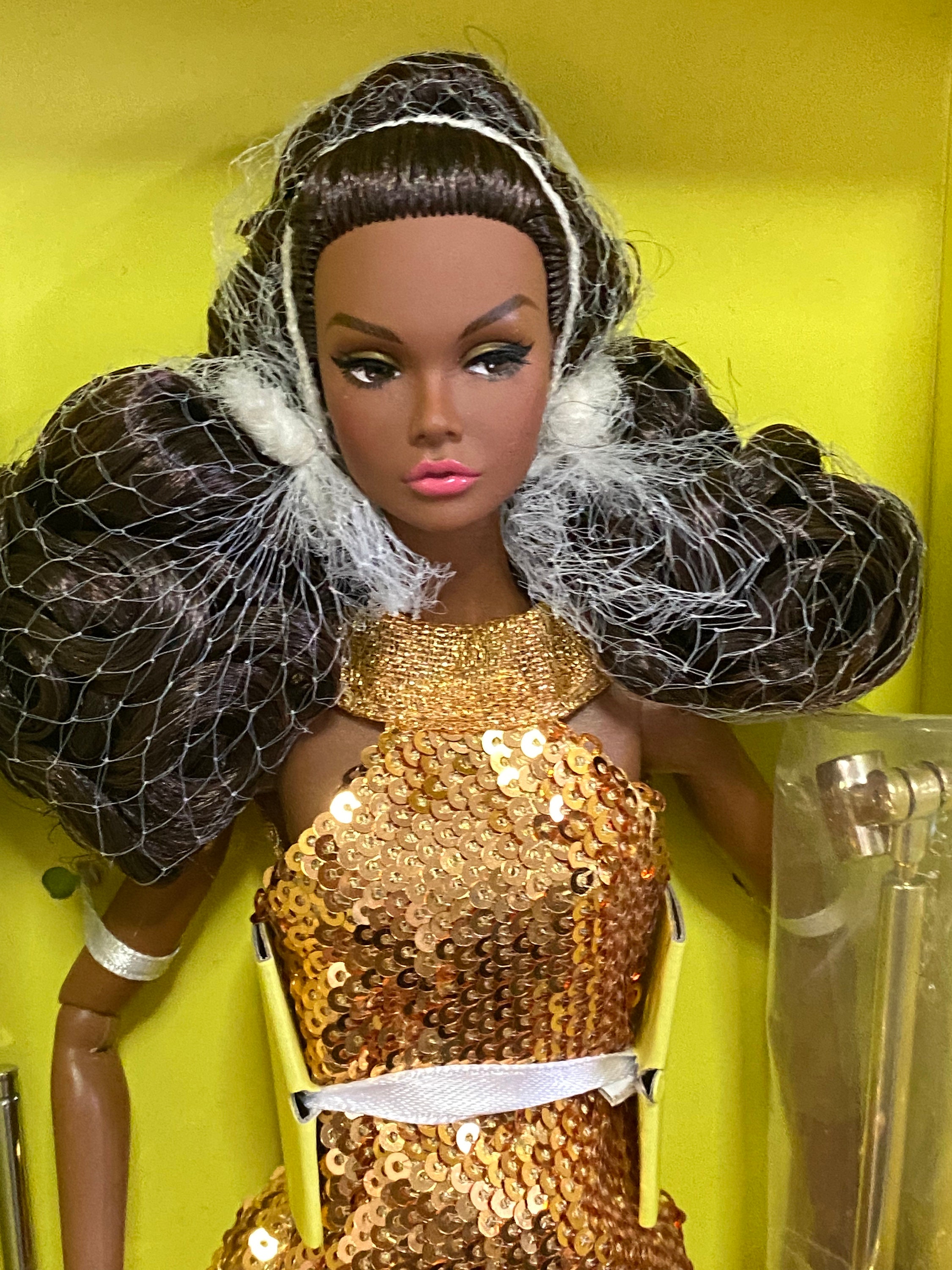 ポピーパーカー　バッグ　パンプス　ゴールド Poppy Parker GOLD SNAP 2018 Integrity Luxe Life Convention