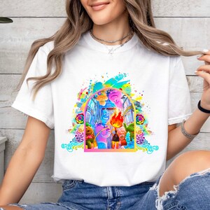 Disney Elemental Comfort Shirt, Disney Pixar Elemental Shirt, Ember Wade Clod Grale Shirt, Fire boy Water girl shirt, Disney Trip Shirt