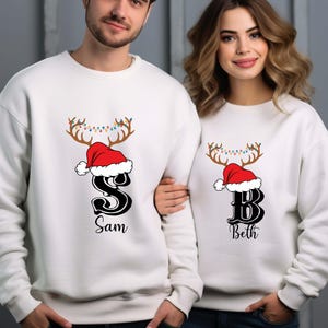 Family Christmas Name Sweatshirt, Personalized Christmas Family Sweatshirt, Custom Christmas Sweatshirt, Monogrammed Family Christmas Hoodie