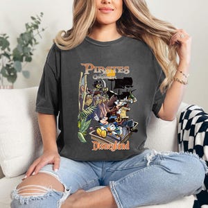 Comfort Colors Pirates Of The Caribbean Disney Shirt, Disney Family Vacation shirt, Mickey Caribbean Shirt, Disneyworld Shirt, WDW Shirts