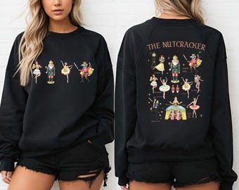 Nutcracker Sweatshirt, Christmas Nutcracker Crewneck, Christmas Hoodie, Nutcracker Ballet Sweater, Christmas Party Sweatshirt, Xmas Gift