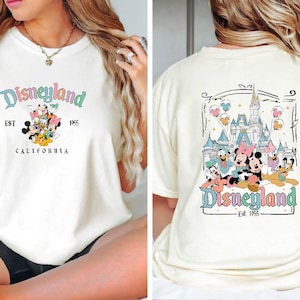 Comfort Colors® Disneyland California T Shirt, Disneyland Est. 1955 Shirt, Disneyworld Shirt, Disney Shirt, Mickey And Friends Shirt