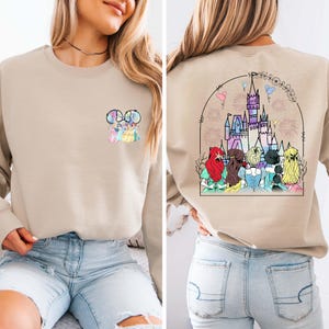 Disney Castle Princess Sweatshirt, Disneyland Castle Sweatshirt, Disneyworld Vacation Hoodie, Disneyland Princess Sweatshirt, Gift For Girls