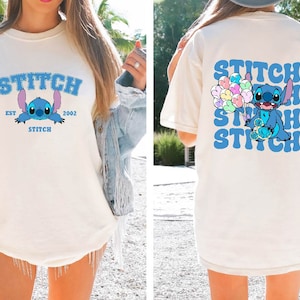 Comfort Colors® Disney Stitch Est. 2002 Shirt, Stitch T Shirt, Cute Stitch Shirt, Disney Shirt, Stitch Snacks Shirt, Stitch Disneyland Shirt