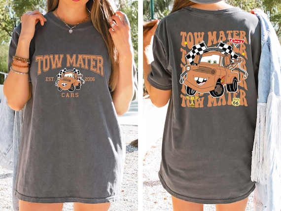 Tow Mater Shirt, Disney Cars Comfort Colors Shirt, Radiator Springs Tee, WDW Cars Land Piston Cup T-shirt, Disney Trip Shirt, Cars Tee