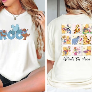 Disney Roo 2 Sided T-shirt, Comfort Colors® Roo Mickey Head Balloon Shirt, Disneyland Vacation Tee, Winnie The Pooh Matching Shirt
