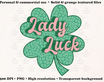 St Patrick's Day png, four leaf clover png, 4 leaf clover png, St. patrick's Day sublimation, Lady Luck St. Patrick's Day png, Lucky png