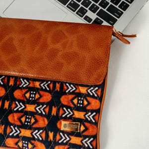 13 INCH Laptop Case, Leather Envelope Laptop Cover, Handmade Macbook Pro & Air Sleeve, Cool Zipper Laptop Sleeve, Job Promotion Gift