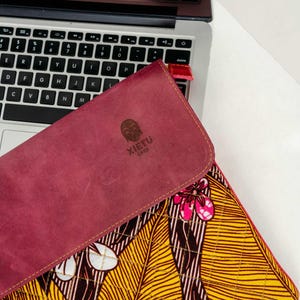 16 Inch Laptop Case, Leather Envelope Laptop Cover, Handmade Macbook Pro & Air Sleeve, Cool Zipper Laptop Sleeve, Job Promotion Gift
