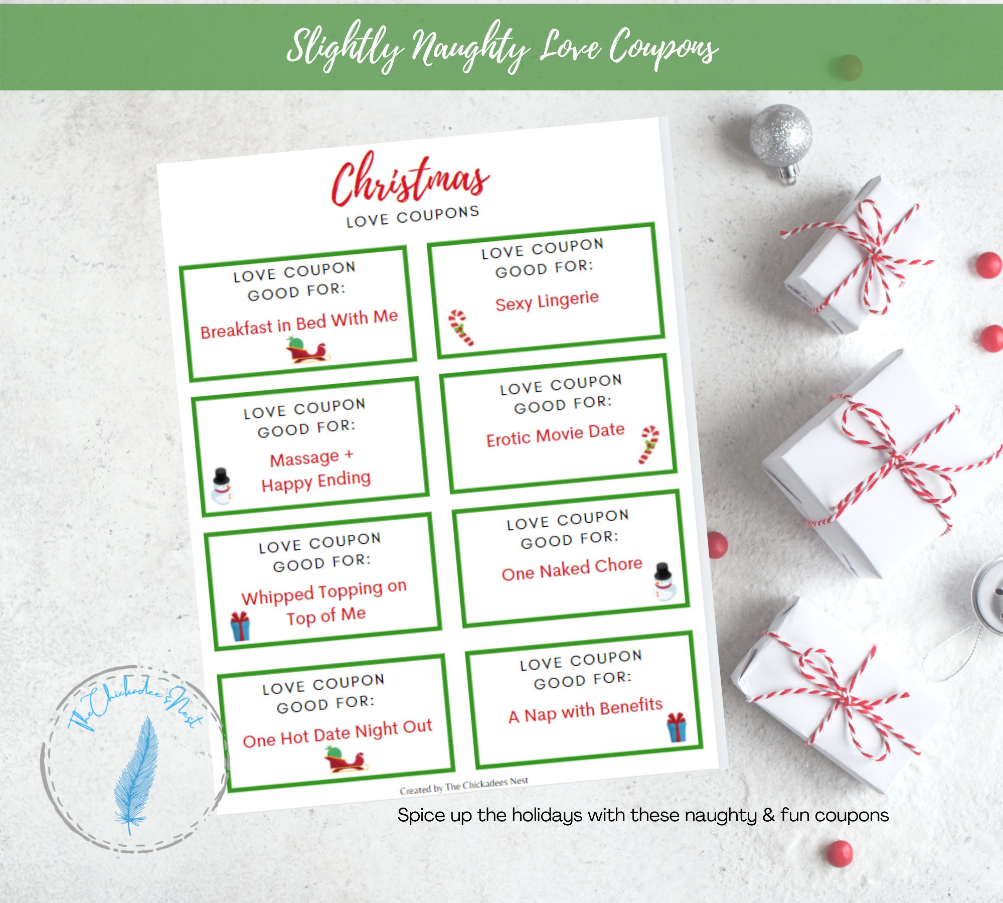 Slightly Naughty Christmas Love Coupons Printable Christmas Coupons Stocking Stuffer Gift Coupons - Etsy slightly-naughty-christmas-love-coupons-printable-christmas-coupons-stocking-stuffer-gift-coupons-etsy