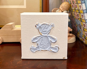 Dipinto di orso strutturato