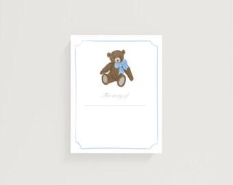 Pagine del libro dei ricordi del bambino orsacchiotto