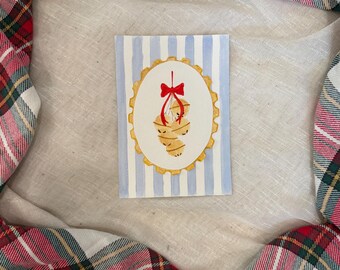 Campane di Natale ad acquerello