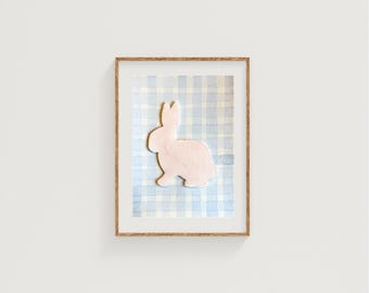 Dipinto ad acquerello di coniglio