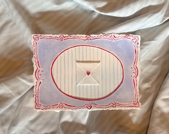 Acquerello vintage di San Valentino - C'è posta per te