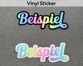 Personalized Rainbow Name Stickers | Rainbow Name Stickers | Name Stickers | Vinyl Stickers | Personalized Name Stickers