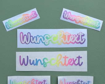 Personalized Rainbow Name Stickers | Rainbow Name Stickers | Name Stickers | Vinyl Stickers | Personalized Name Stickers