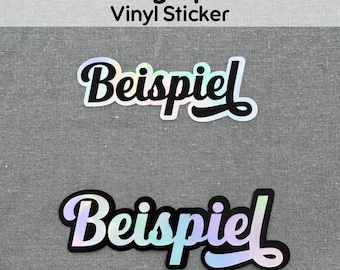 Personalized Holographic Stickers | Holographic Hologram Name Stickers | Name Stickers | Vinyl Stickers Holograph Name Stickers