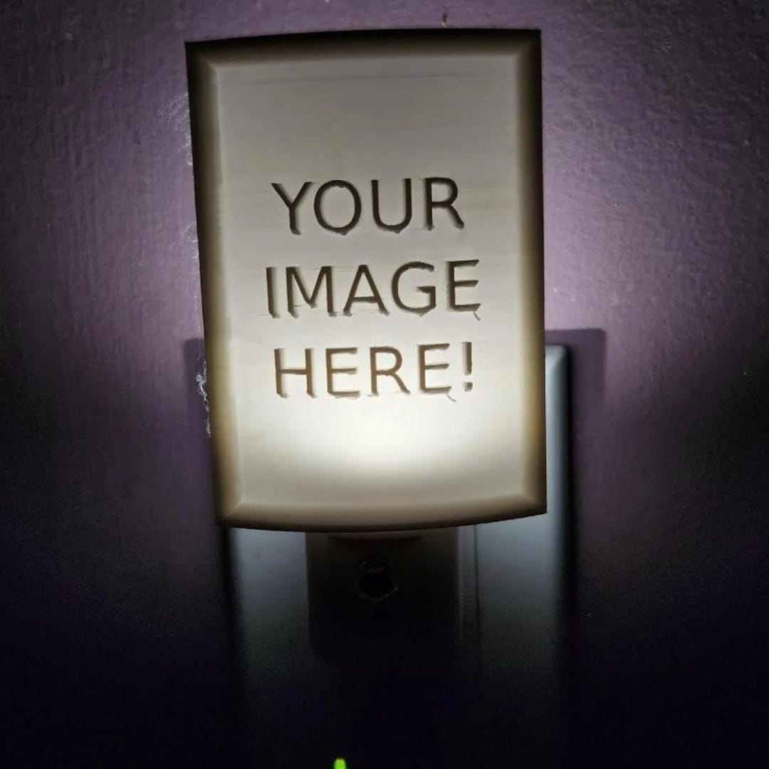 Personalized LED Night Light | Custom 3D Printed Name Lamp | Kids Room ...