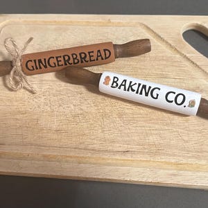 Mini Gingerbread Rolling Pins