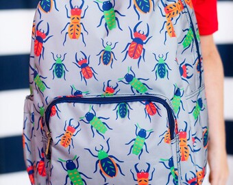 Buggy Backpack-Bug Bookbag-Back to School-Personalized Bag-Diaper Bag-Kids Backpack