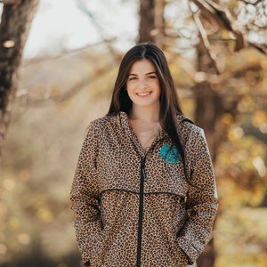CHEETAH brown Charles River Women s New Englander Rain Jacket