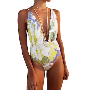 One Piece Printed Swimsuit