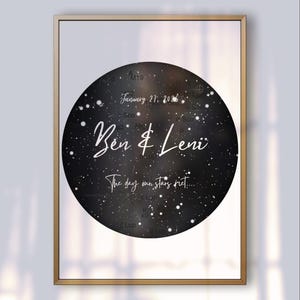 night sky poster | Valentines gift |custom star map |Home Decor | personalised starmap | star map poster | Constellation |night sky print