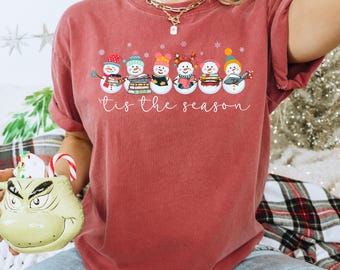 Bookish Christmas shirt for Book lover Bookworm Christmas t-shirt Book lovers gift Xmas Bookish shirt Gift for librarian Christmas book tee
