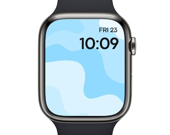 Apple Smartwatch 41mm Canva Mockup Template for Digital Design, Editable Display & PNG Files Included