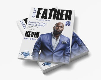 Personalized Father's Day Memory Book | DIY Keepsake (Canva Template)