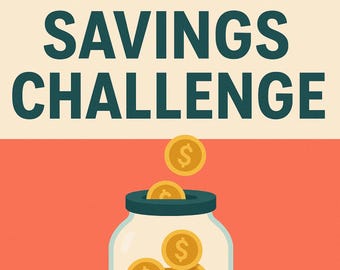 12 Week Savings Challenge eBook Editable Canva Template