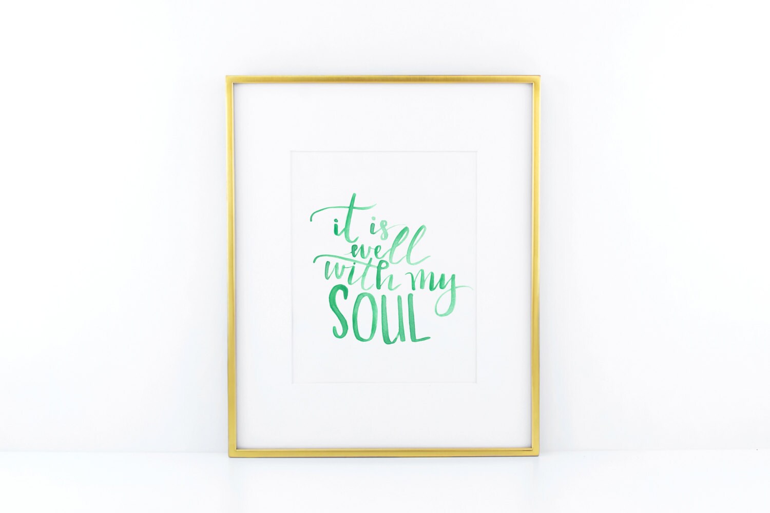 It is well print | Etsy
