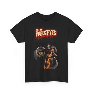 Limited Misfits Tshirt | Misfits Merchandise | Misfits Music Band | Misfits Printed Tshirt | Hybrid Moments