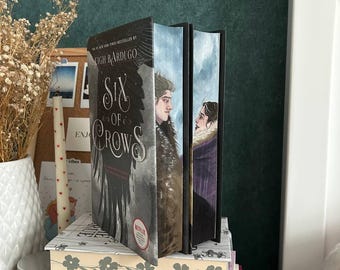 Sześć Wron Duologia w twardej oprawie | Leigh Bardugo Fore Edge Malarstwo Fantasy