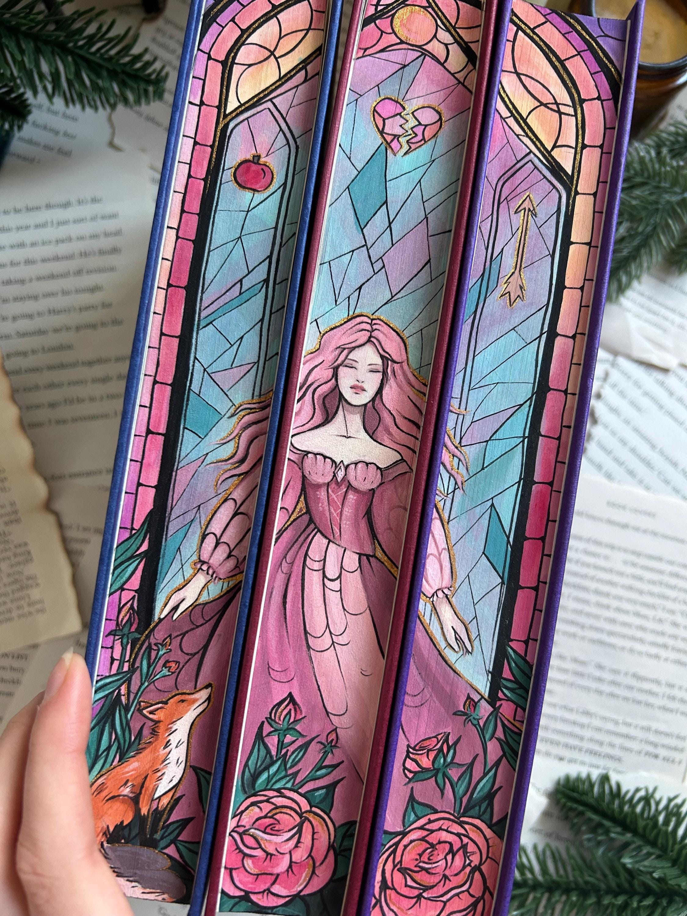 Once Upon a Broken Heart Hardcover Book Set | Hand-painted Fore