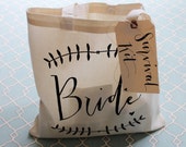 Wedding Day Survival Kit - DIY Bridal Shower Gift 'Something New' for the Bride Tote Gift Bag