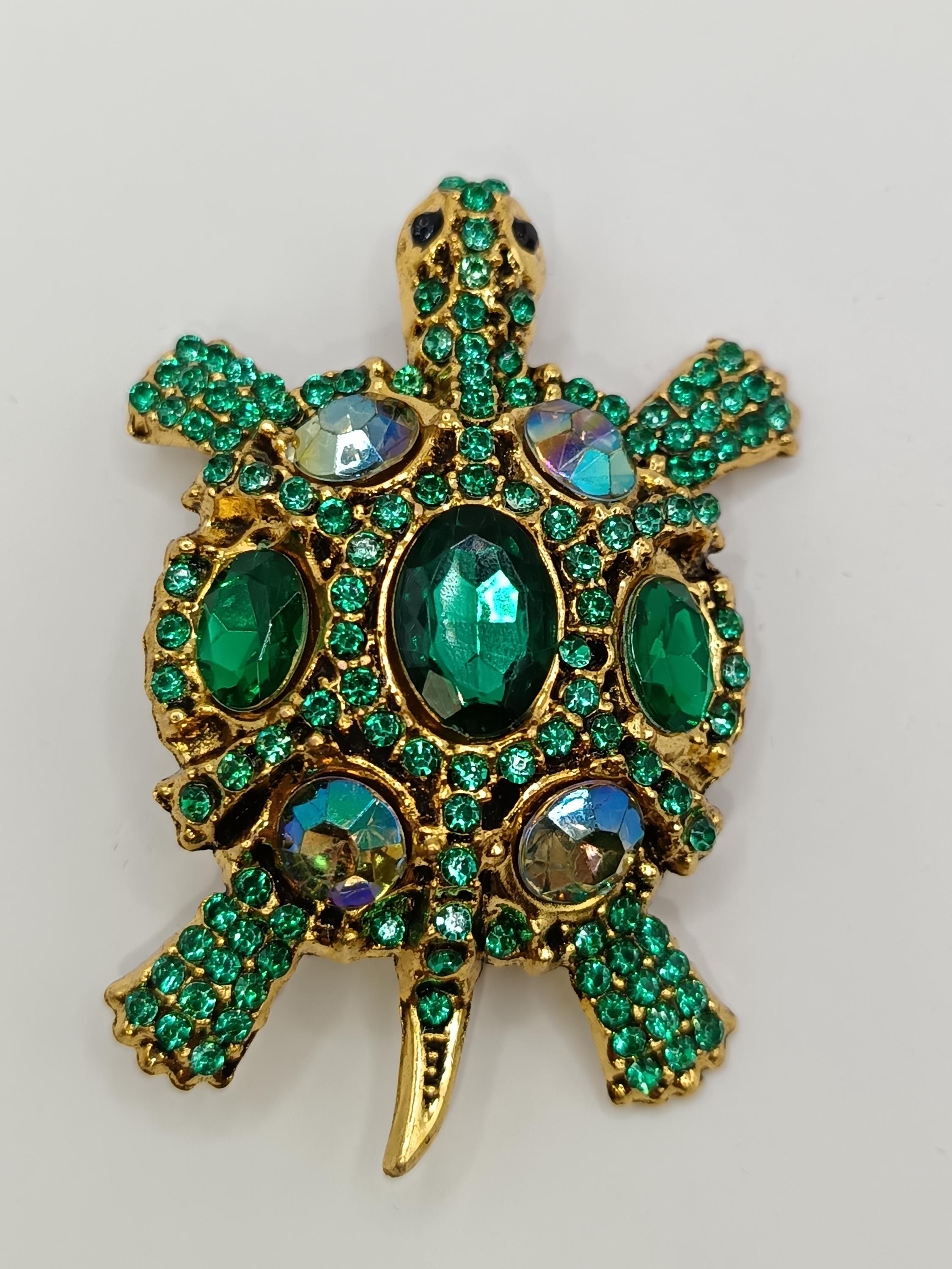 Broche Vintage Ancienne - Pierre Bleue, Origine France - Occasion