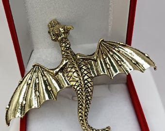 Fermaglio per capelli a forma di drago, fermaglio per capelli in acciaio, 2 colori tra cui scegliere