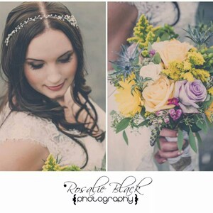 Crystal Hair Vine, Bridal Hair Piece Silver, Crystal Floral Crown, Wedding Hair Accessory Bridal Hair Vine, Ready to Ship image 5