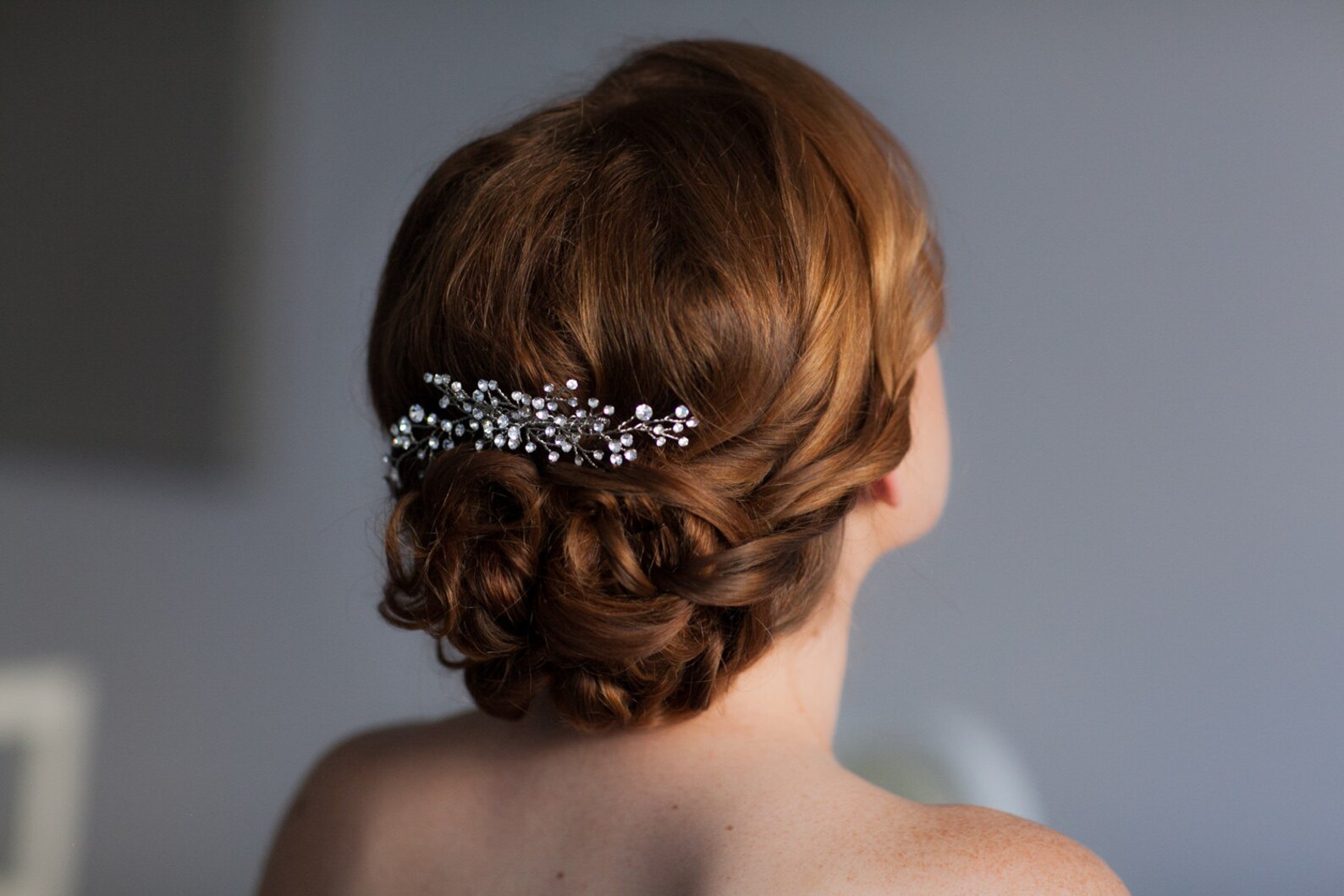 Wedding Hair Vine with Rhinestones Bridal Headband Comb Etsy