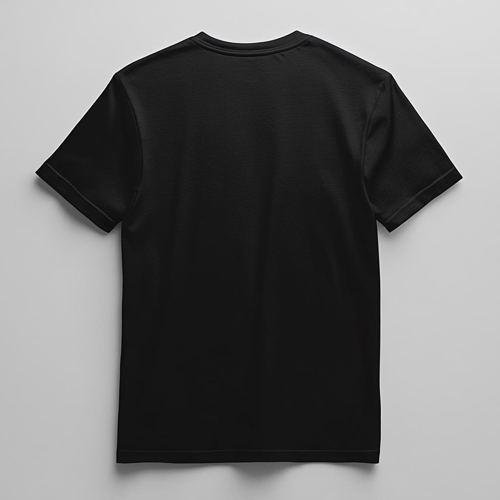 Black T shirt Mockup, T Shirt Mockup, PNG Image Download.