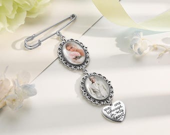 Dije de ramo de novia conmemorativo, dije de recuerdo de ramo, recuerdo de boda ovalado, dije de foto de ramo de flores, pin de recuerdo
