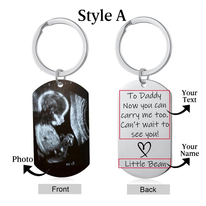 Now You Can Carry Me Too Daddy Keychain