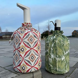 Flower fabric,handmade Cover,water gallon cover,Case for 5G Water Bottle,5 gallon bottle,Water cooler cover,19 L dispenser cover,bottle case